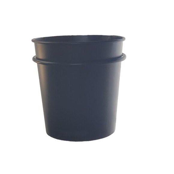AVON On the Wall Collection Bucket with Holder Black Bucket 5" with hanger 7" - Picture 4 of 7